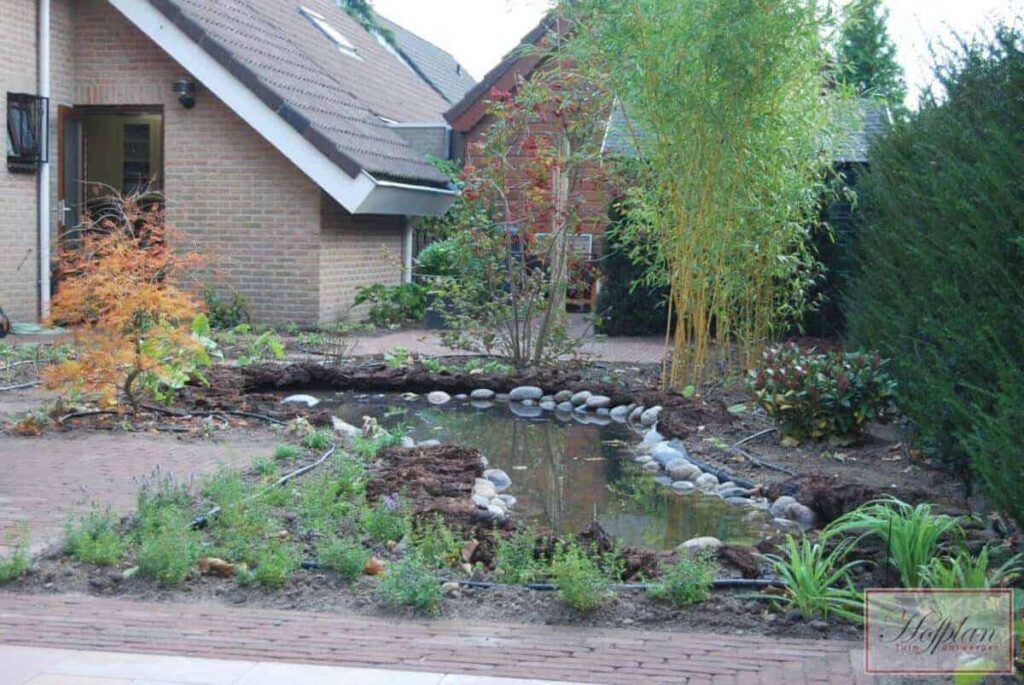 vijverrand-turfblokken